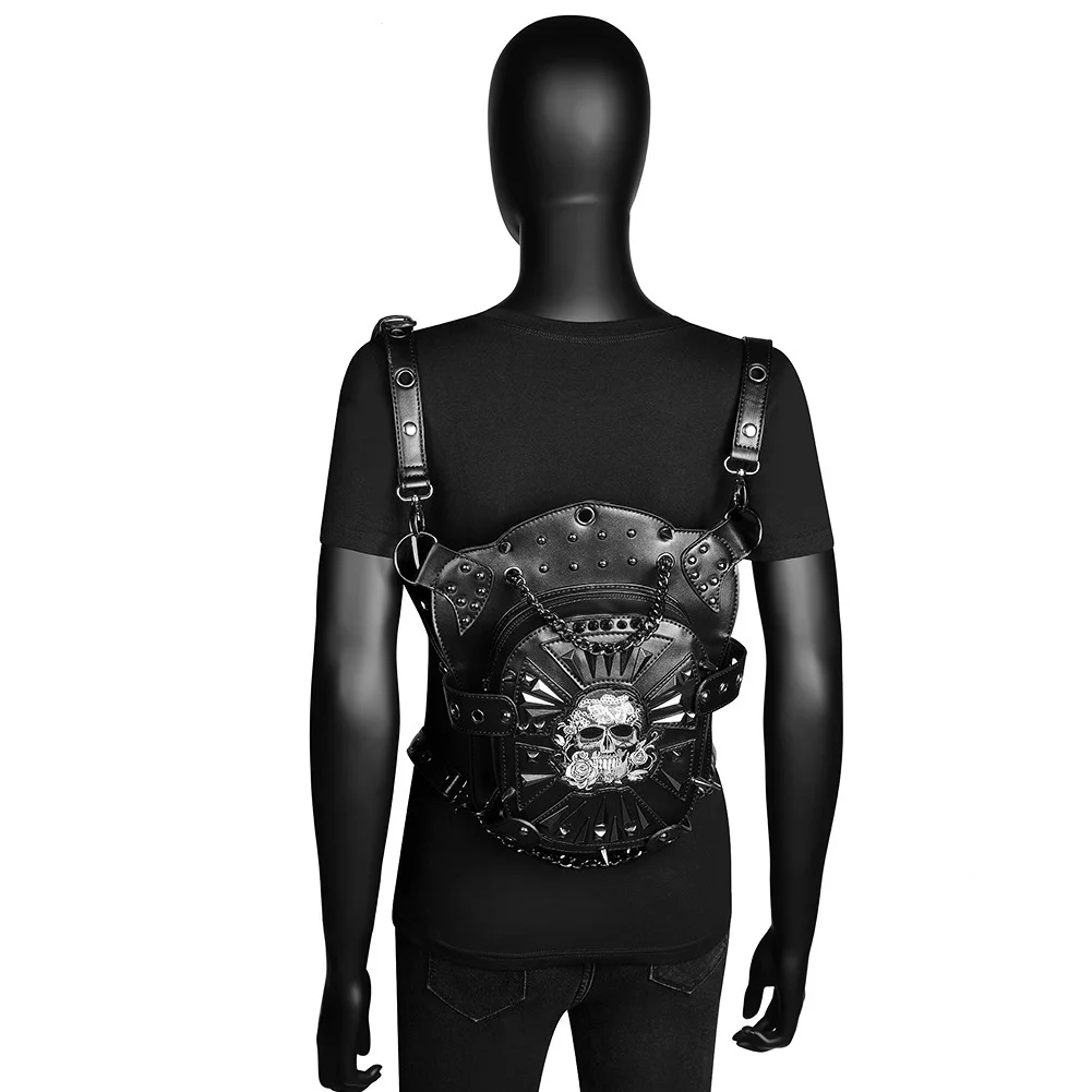 Biker Leg Bag - Classic Steampunk Rider Thigh Bag - Image 4