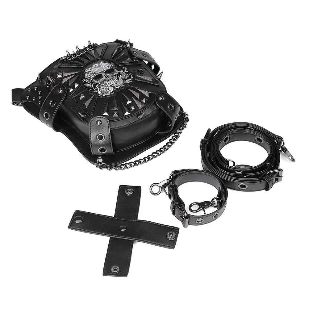 Biker Leg Bag - Classic Steampunk Rider Thigh Bag - Image 7