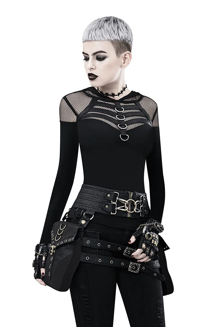 Steampunk Wallet - Braided Rivet Lock Clutch - Image 2