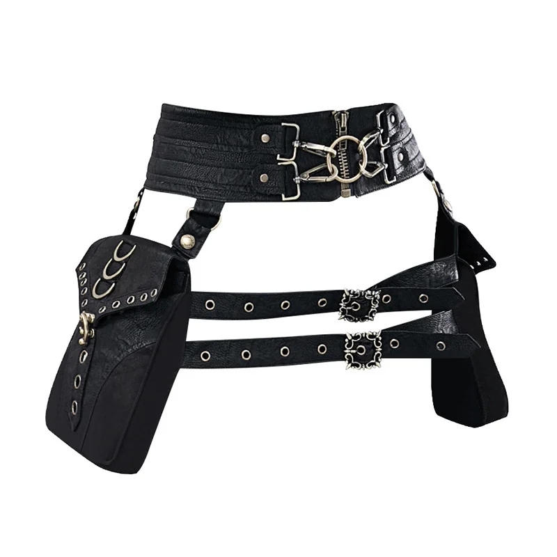 Steampunk Wallet - Braided Rivet Lock Clutch - Image 12
