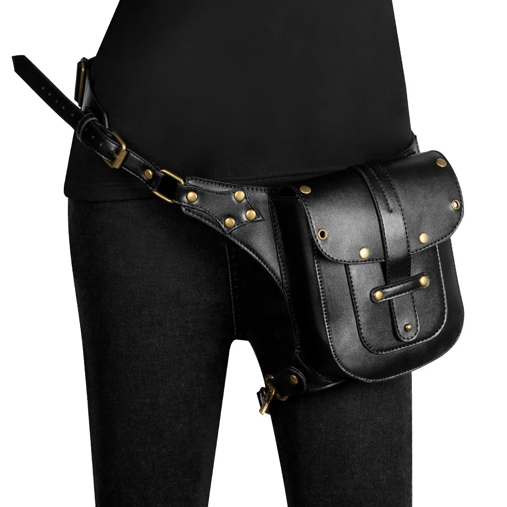 Steampunk Crossbody Saddle Bag - Riveted Motorcycle - Image 7