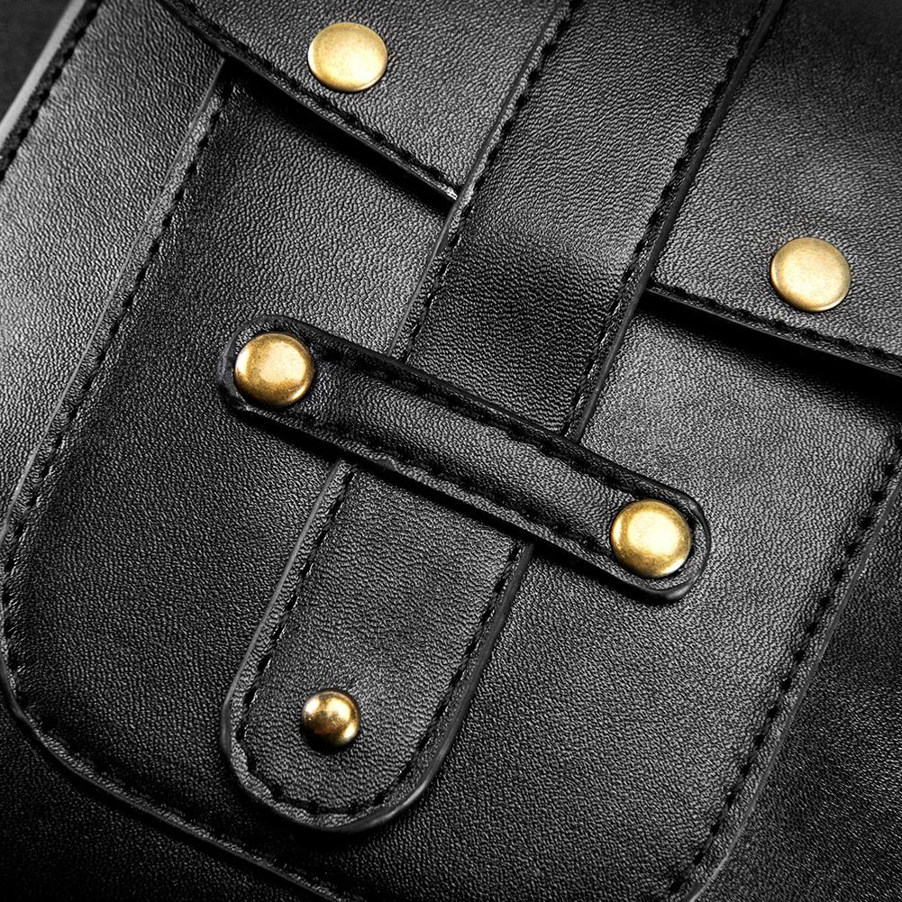 Steampunk Crossbody Saddle Bag - Riveted Motorcycle - Image 8