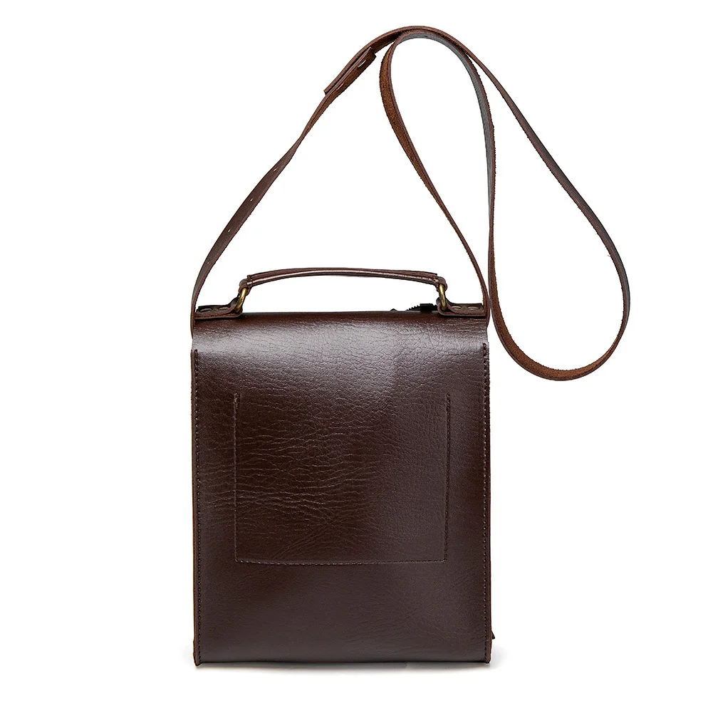 Steampunk Leather Saddle Bag Purse - Lock Buckle Classic - Image 7