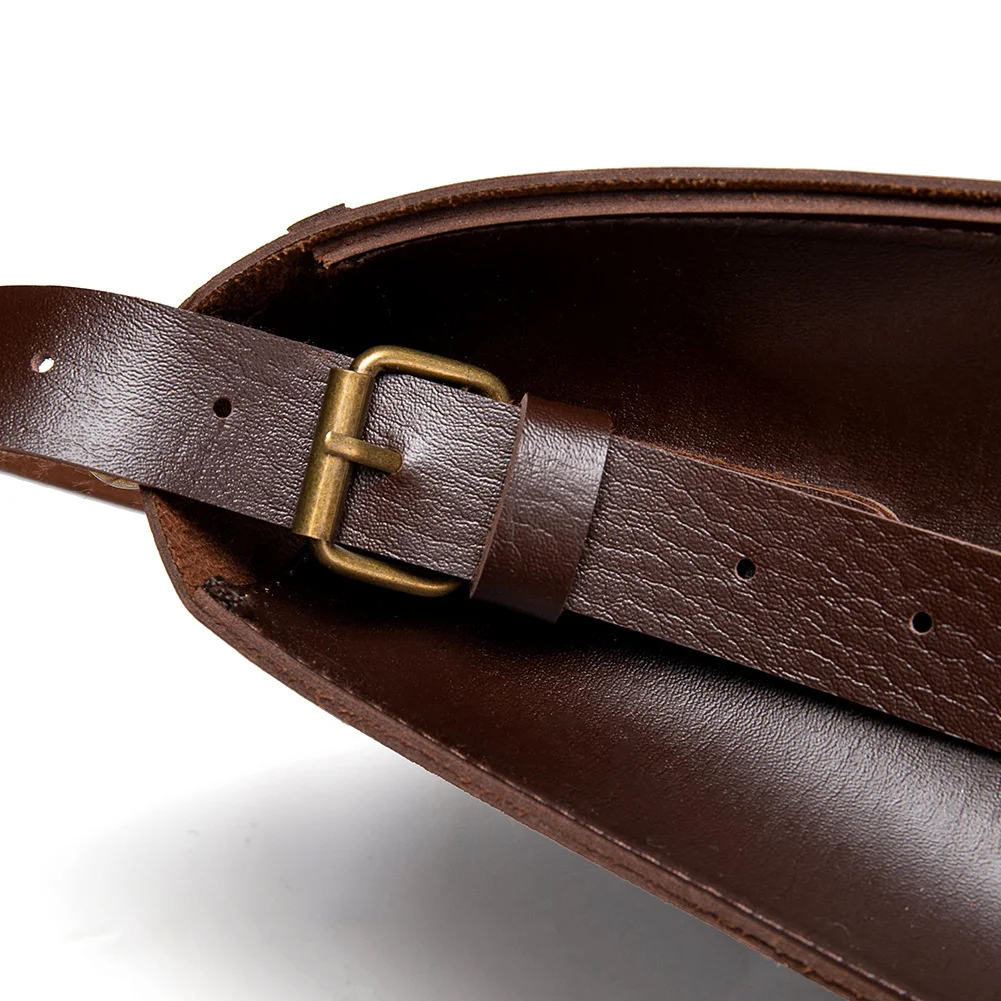 Steampunk Leather Saddle Bag Purse - Lock Buckle Classic - Image 9
