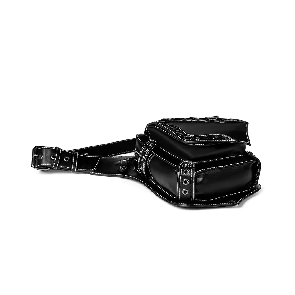 Motorcycle Thigh Bag - Steampunk Chain Rider Leg Bag - Image 3