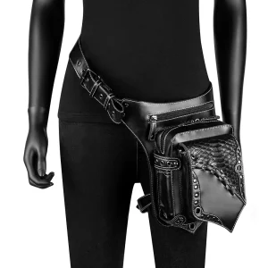 Motorcycle Thigh Bag - Steampunk Chain Rider Leg Bag