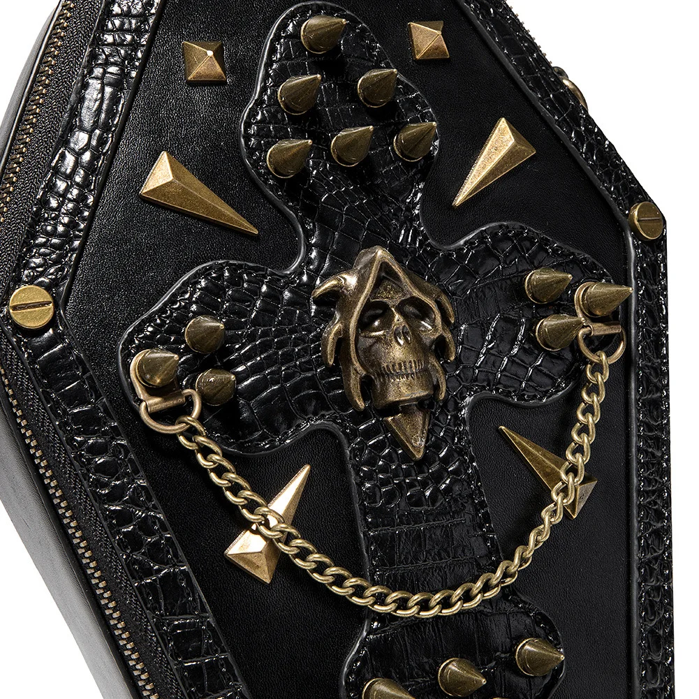 Steampunk Wallet - Crocodile Embossed Pillow - Image 7
