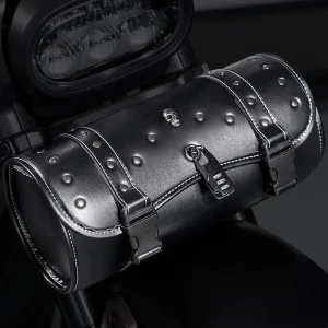Motorcycle Tail Bag - Multi-Pocket Navigator PU Leather
