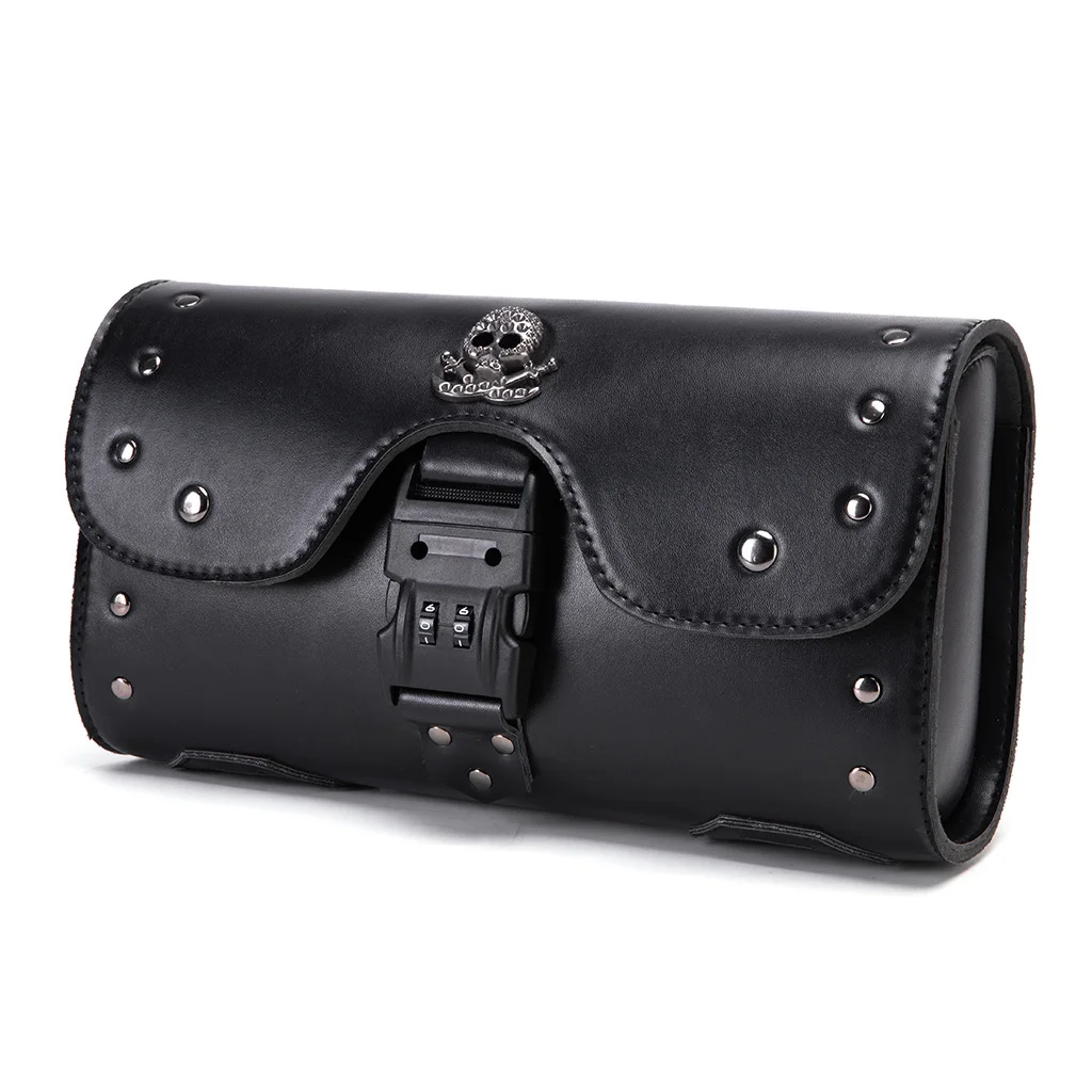 Motorcycle Tail Bag - Multi-Pocket Navigator PU Leather - Image 2