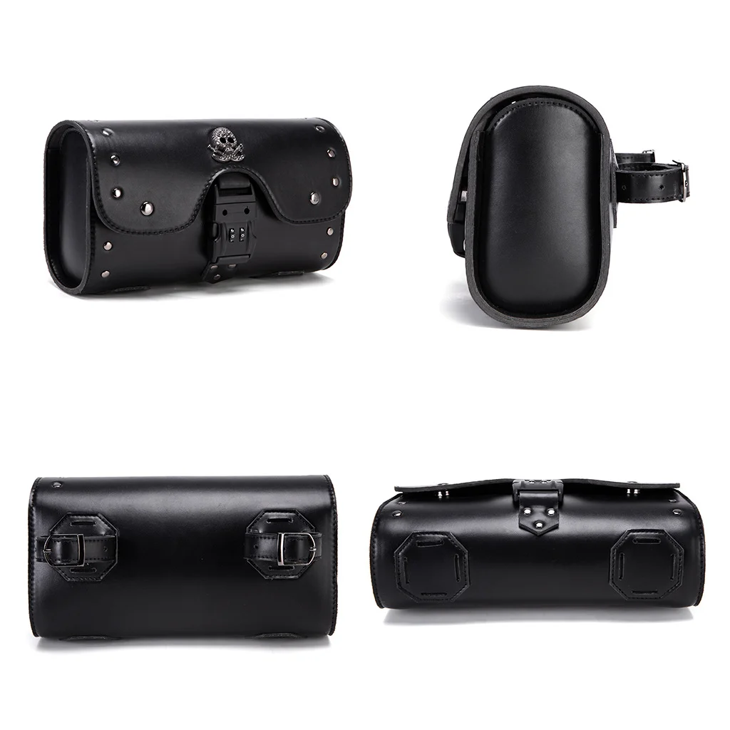 Motorcycle Tail Bag - Multi-Pocket Navigator PU Leather - Image 6
