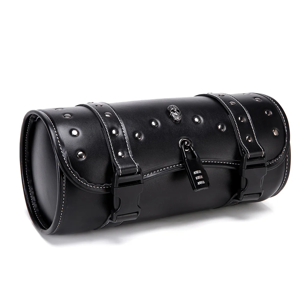 Motorcycle Tail Bag - Multi-Pocket Navigator PU Leather - Image 9