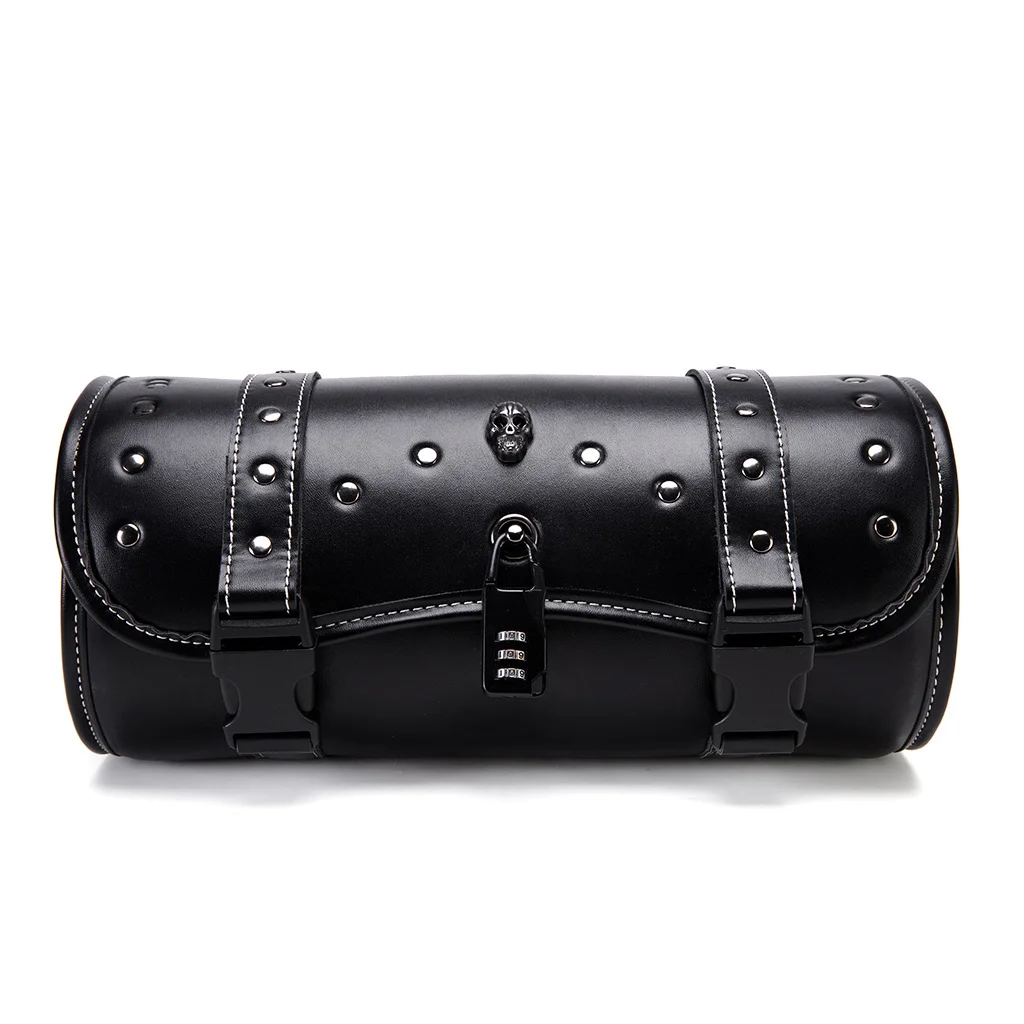 Motorcycle Tail Bag - Multi-Pocket Navigator PU Leather - Image 14