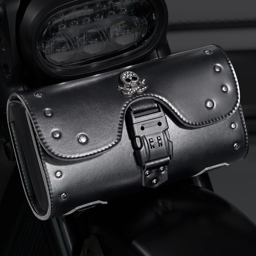 Motorcycle Tail Bag - Multi-Pocket Navigator PU Leather - Image 21
