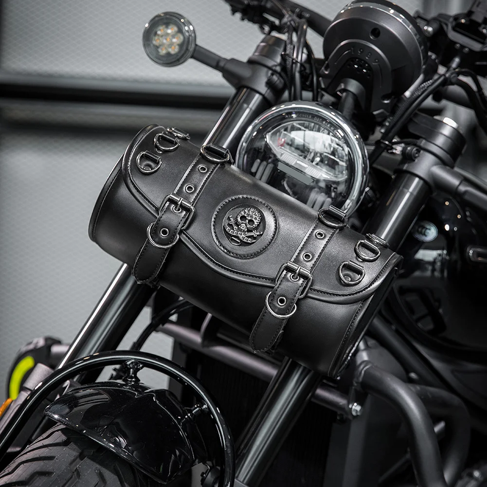 Motorcycle Tail Bag - Compact Saddle Style PU Leather - Image 9