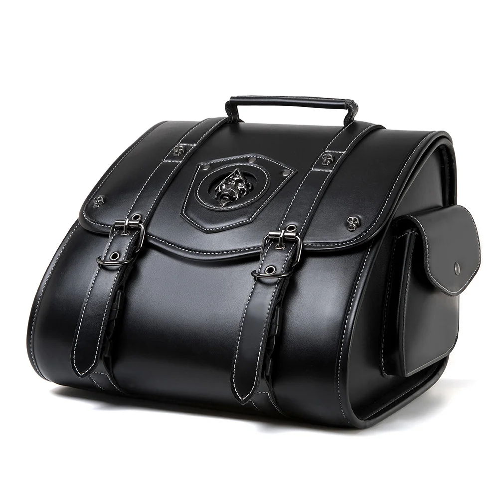 Sportster Saddlebags - Oversized Touring Leather Bag - Image 2