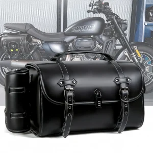 Softail Saddlebags - XL Expedition Leather Motorcycle Bag