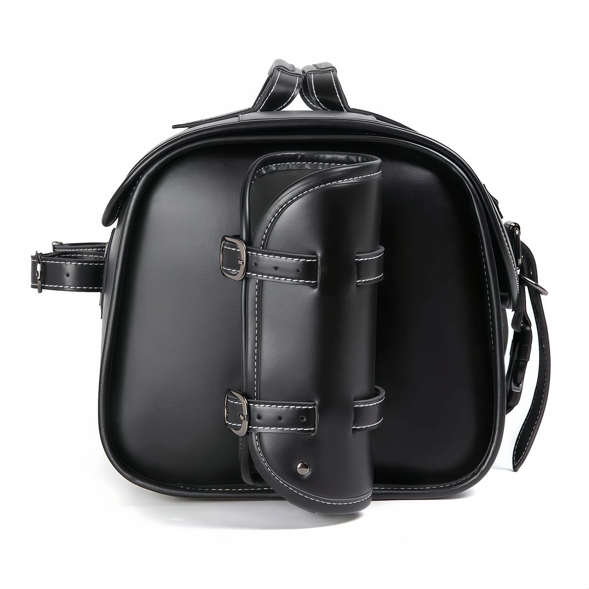 Softail Saddlebags - XL Expedition Leather Motorcycle Bag - Image 6