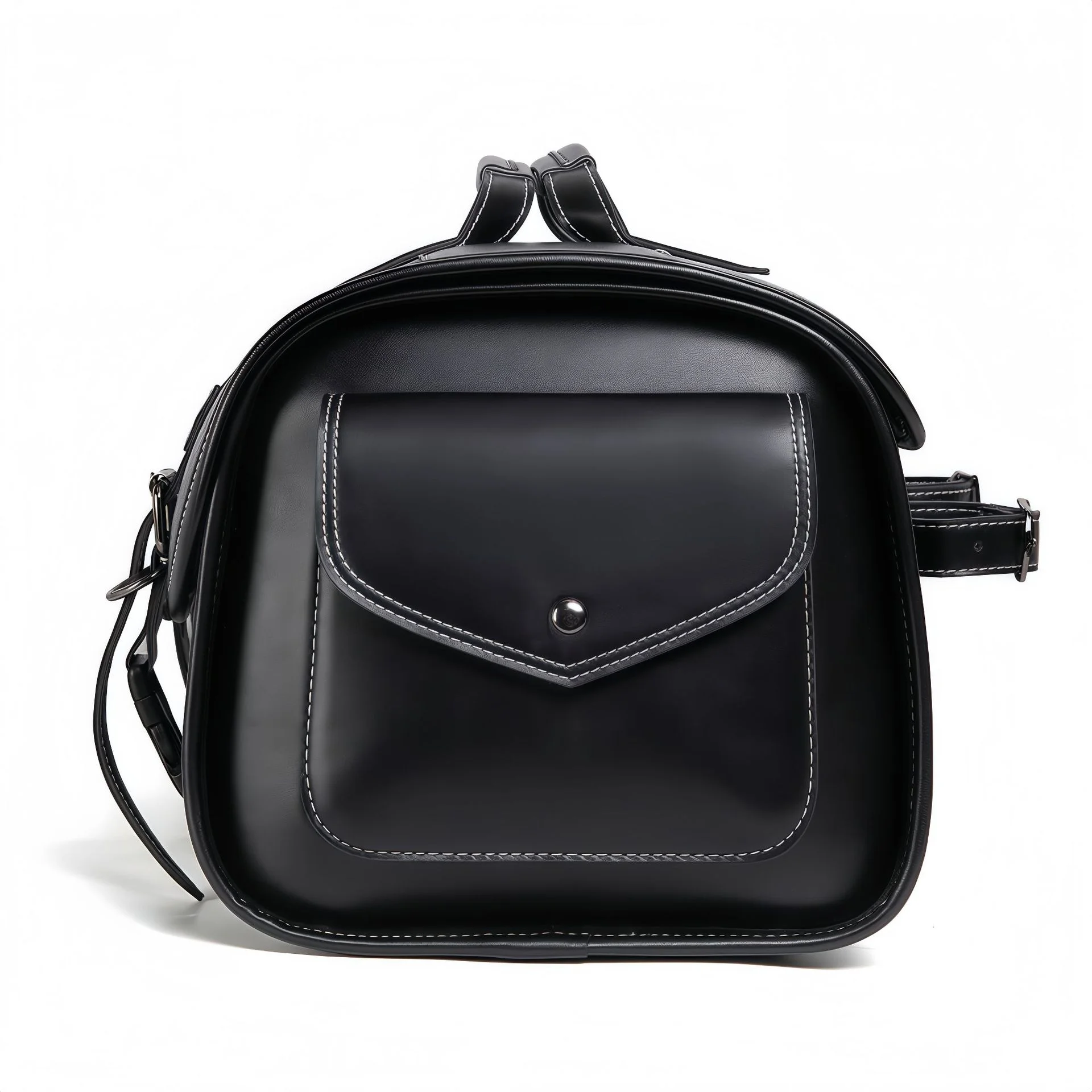Softail Saddlebags - XL Expedition Leather Motorcycle Bag - Image 10