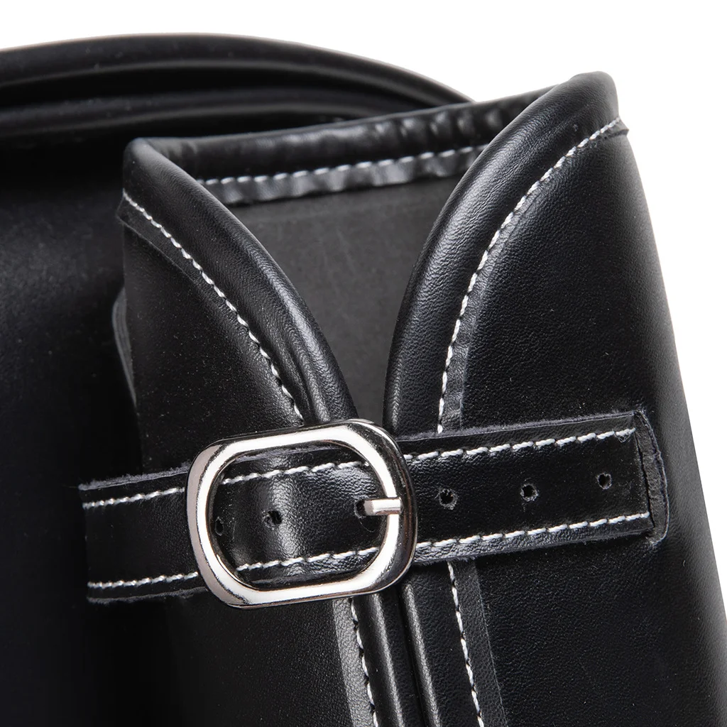 Softail Saddlebags - XL Expedition Leather Motorcycle Bag - Image 11