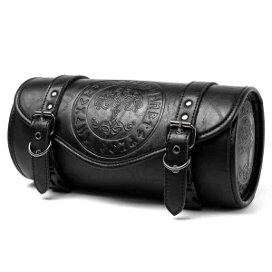 Harley Davidson Tail Bag - Vintage Strap PU Leather Front Bag