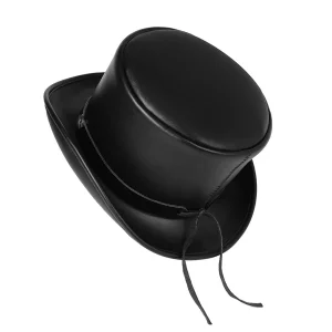 Steampunk Bowler Hat - Victorian Acrylic with Brass Gears