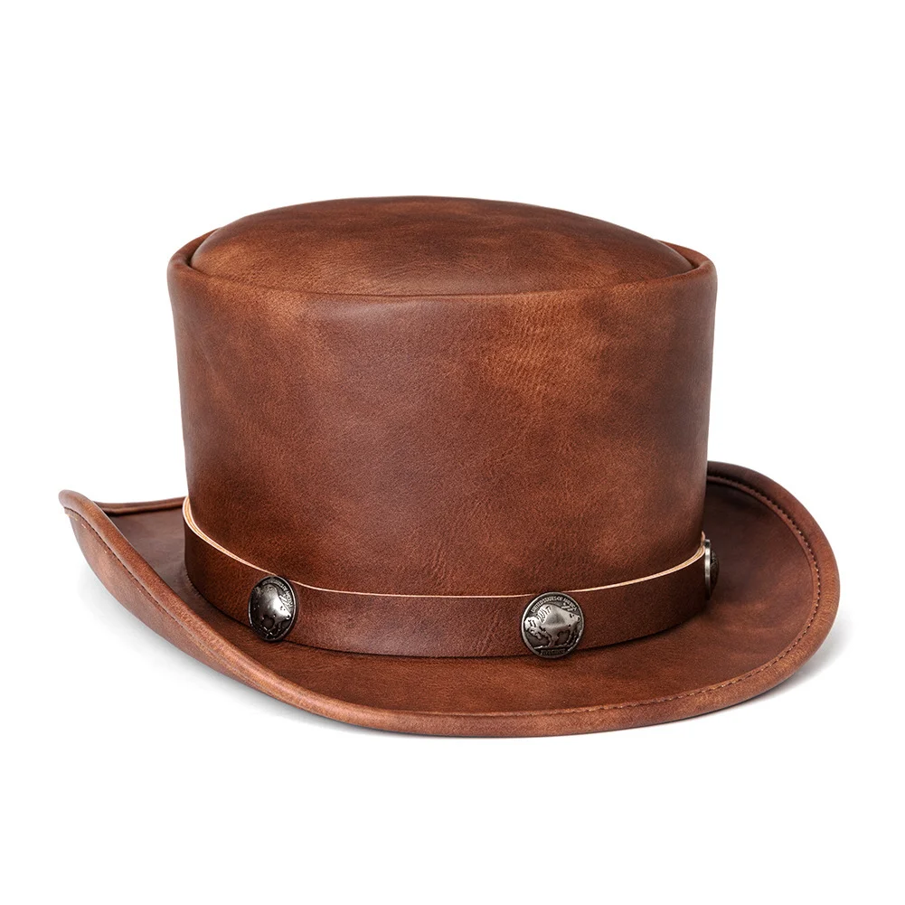 Steampunk Bowler Hat - Victorian Acrylic with Brass Gears - Image 21