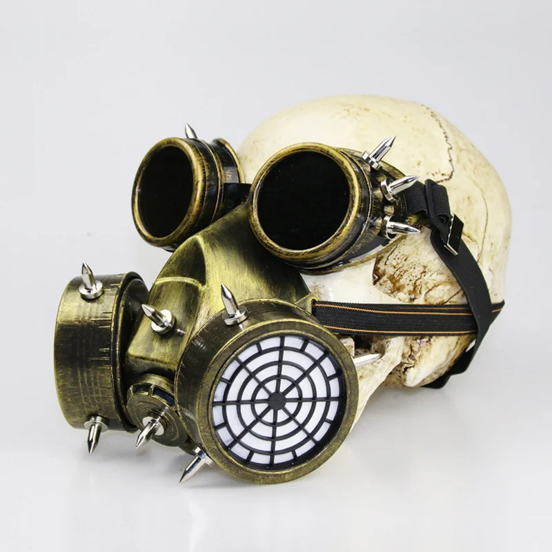 Steampunk Gas Mask - Antique Resin Finish with Carbon Filter - 图片 14