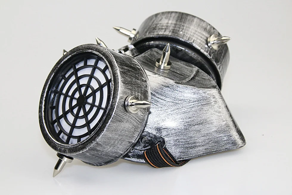 Steampunk Gas Mask - Antique Resin Finish with Carbon Filter - 图片 19