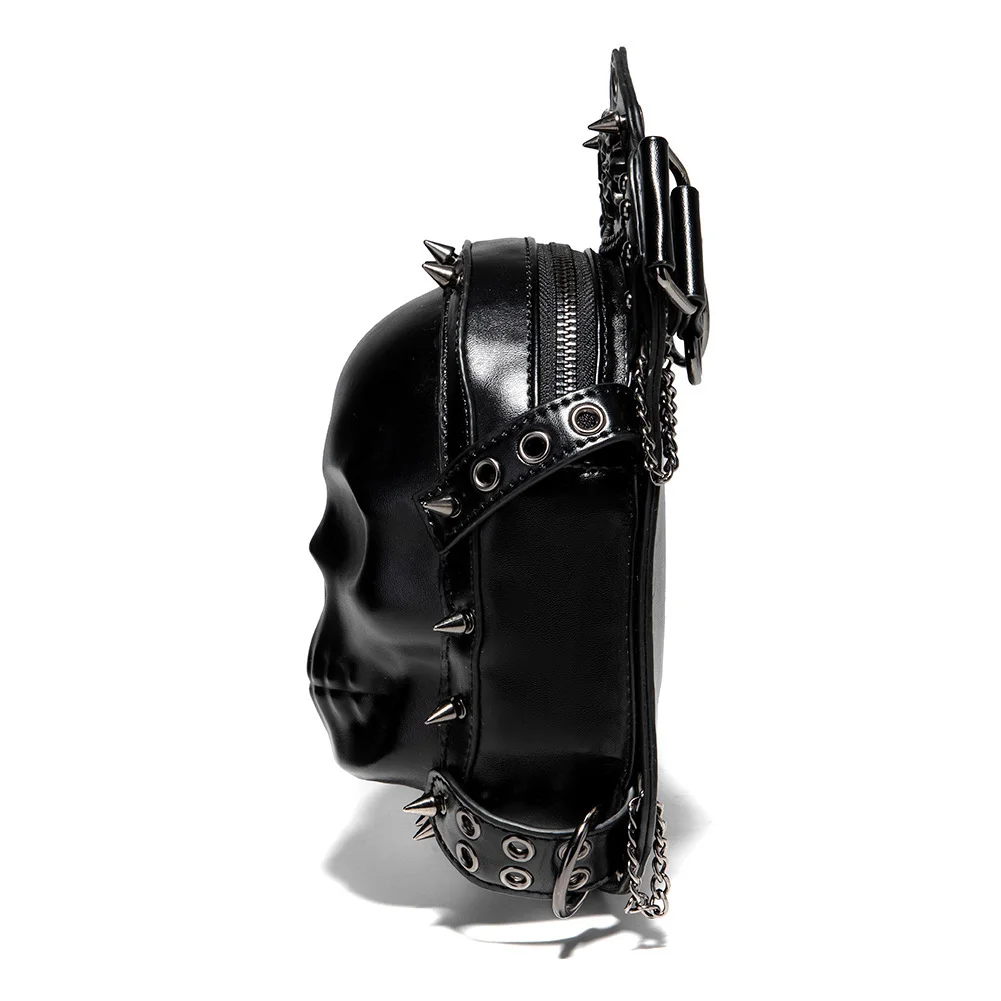 Motorcycle Leg Bag - Compact Steampunk Biker Hip Bag - Image 9