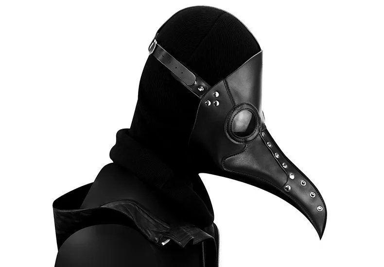 Steampunk Plague Doctor Mask - PU Leather - 图片 3