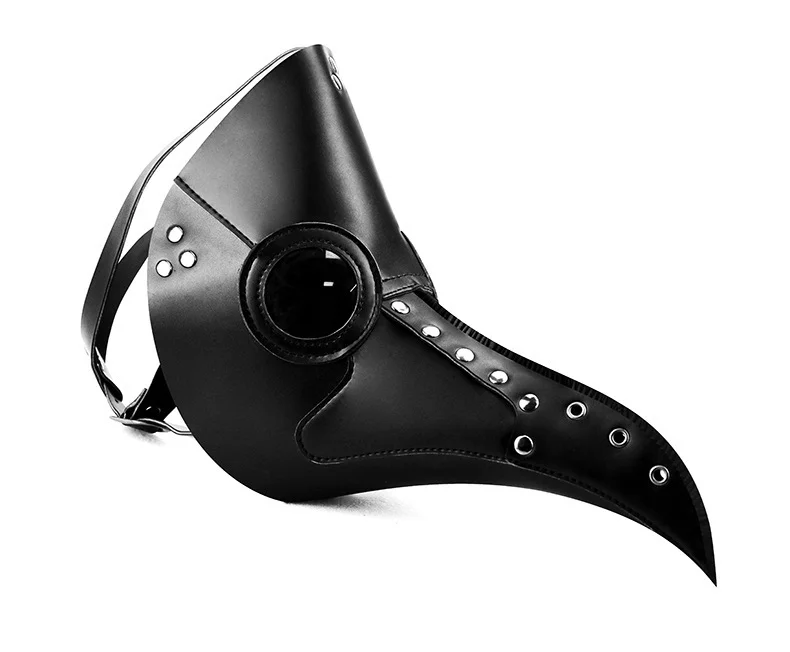 Steampunk Plague Doctor Mask - PU Leather - 图片 4