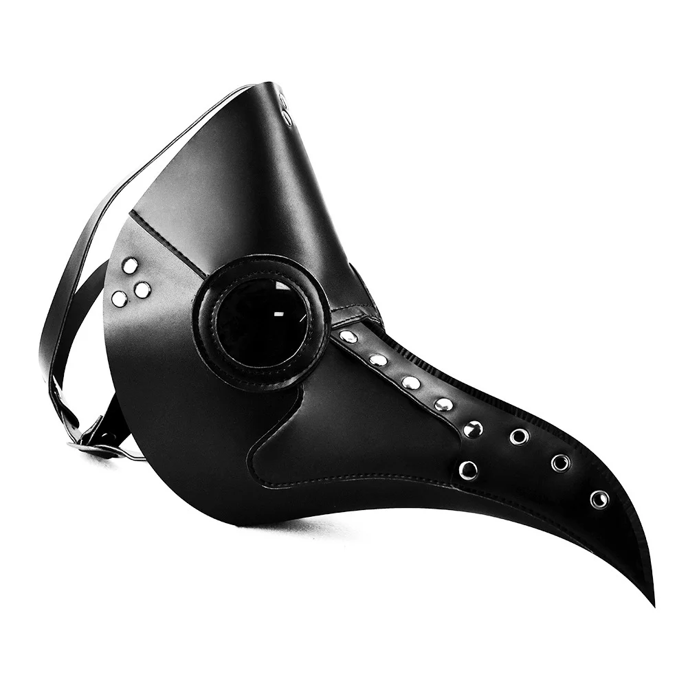 Steampunk Plague Doctor Mask - PU Leather - 图片 6