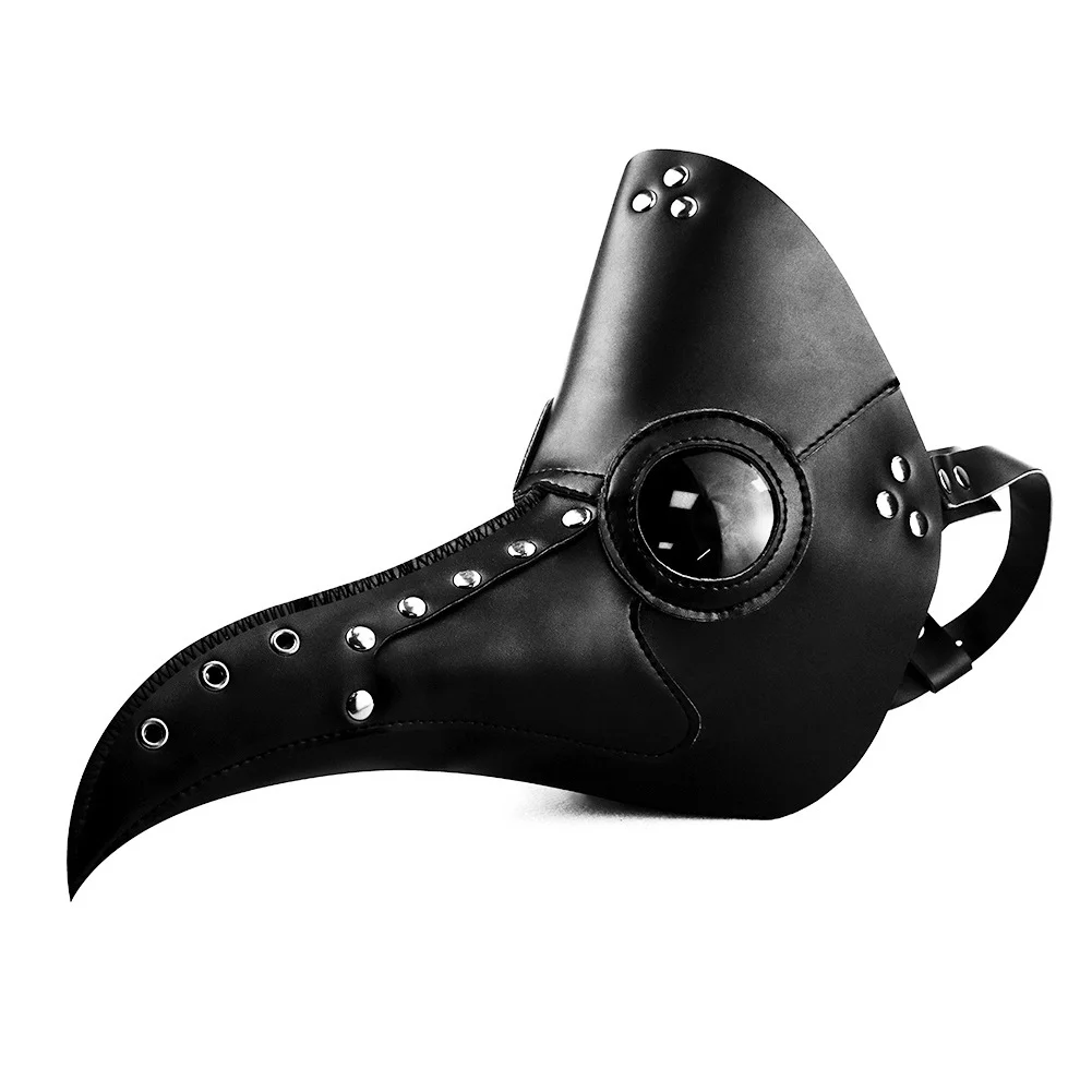 Steampunk Plague Doctor Mask - PU Leather - 图片 8