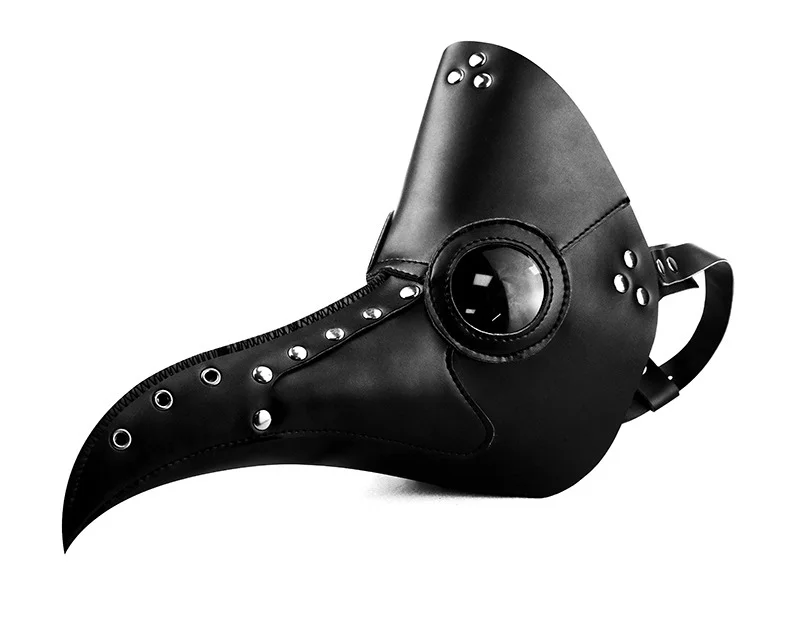 Steampunk Plague Doctor Mask - PU Leather - 图片 9