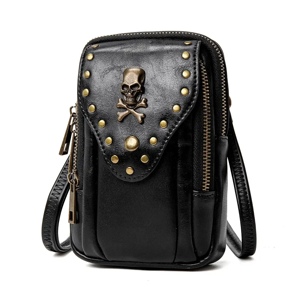 Steampunk Wallet - Motorcycle Flap Mini Bag