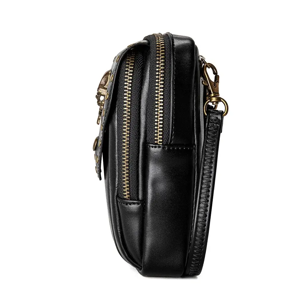 Steampunk Wallet - Motorcycle Flap Mini Bag - 图片 10