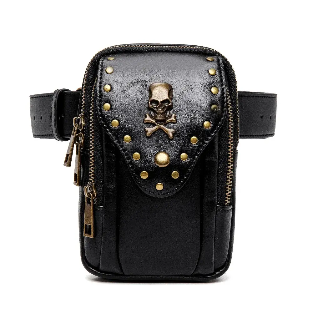 Steampunk Wallet - Motorcycle Flap Mini Bag - 图片 6